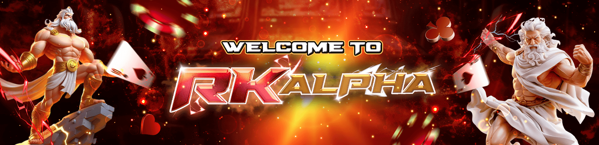 Main banner showing RKALPHA as a PH-focused GCash entertainment platform